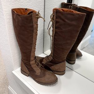 Dirty Laundry Lace-Up Boots, Size 8.5